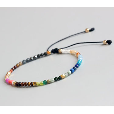 12 Constellation Lucky Stone Slim Bracelet